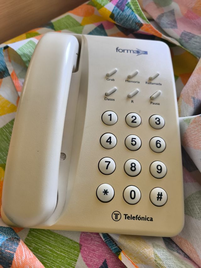 Teléfono sobremesa  forma