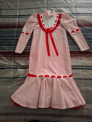 Vestido chulapa niña hecho a medida.