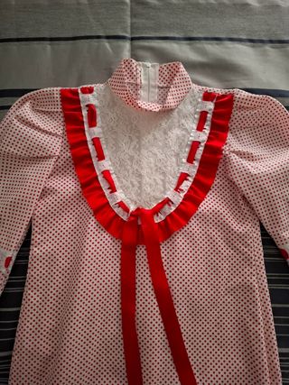 Vestido chulapa niña hecho a medida.