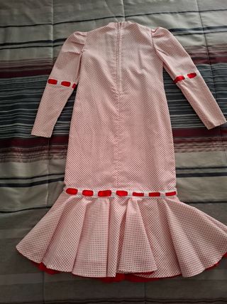 Vestido chulapa niña hecho a medida.