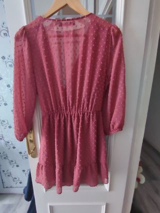 Vestido mono plumeti marca zara 
