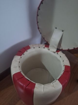 Sillón puff vintage