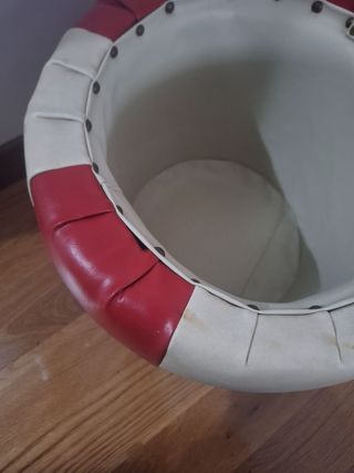 Sillón puff vintage