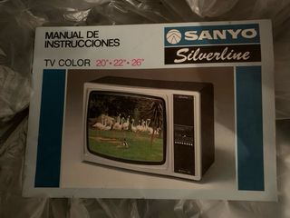 Televisor antiguo Sanyo Silverline
