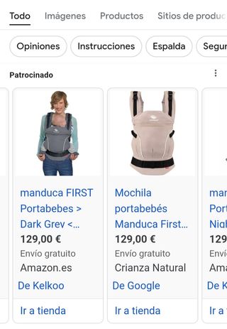 Manduca mochila portabebes