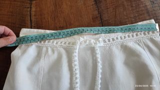 Gonna in cotone bianca