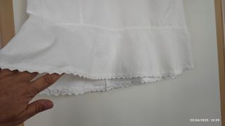 Gonna in cotone bianca