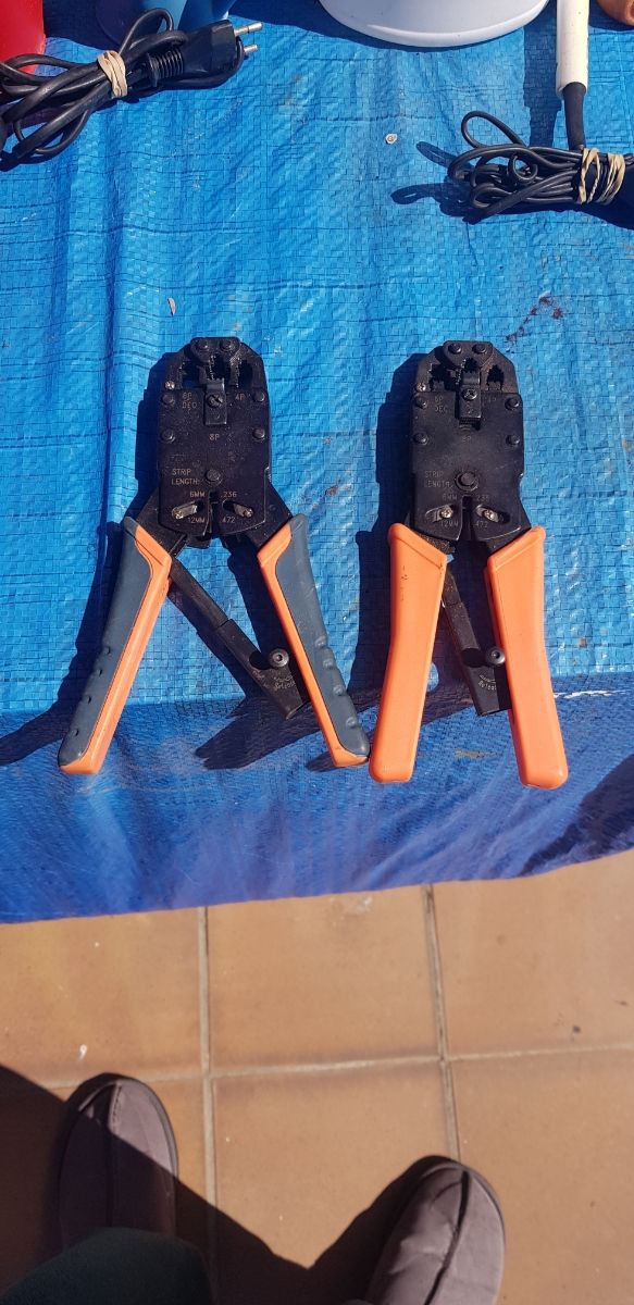 2 Alicates crimpadora RJ45
