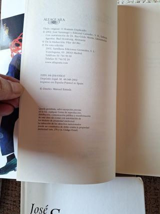 Lote libros José Saramago