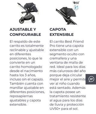 Carrito trío Chicco BEST Friend