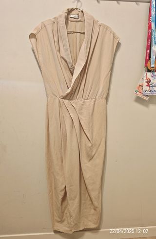 Vestido de lyocell Mango