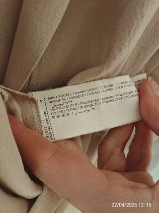 Vestido de lyocell Mango