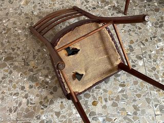 4 Sillas vintage estilo midcentury