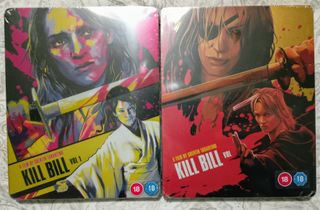 Steelbooks Kill Bill vol. 1 y 2 (4K-UHD y bluray)