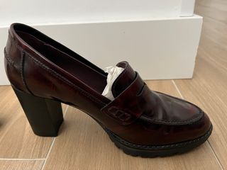 Zapatos tacon usados una vez marca strover 