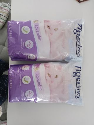 Arena gato Tigerino Lavanda 2x5L