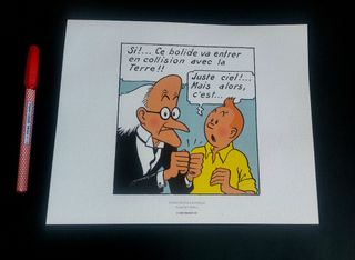 3 Litografias Tintin La Estrella Misteriosa