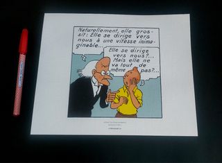 3 Litografias Tintin La Estrella Misteriosa