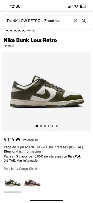 Nike Dunk Low Retro - Zapatillas