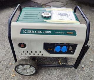 ENERGEN 6500 Generador Sistema AVR Ayerbe Motor Kiotsu Gasolina Salida Monofásica 5 KW