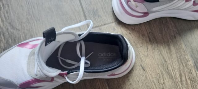 Zapatillas Adidas - Blancas y Rosa - 39