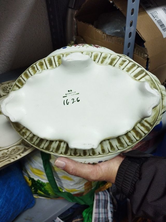 Sopera con bandeja y cazo 40x30