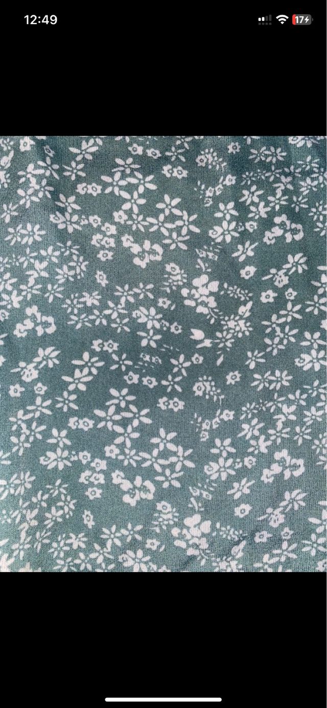 Gonna lunga verde acqua con spacco