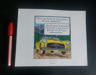 3 Litografias Tintin El Asunto Tornasol