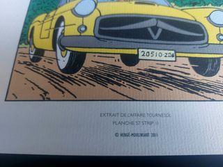 3 Litografias Tintin El Asunto Tornasol