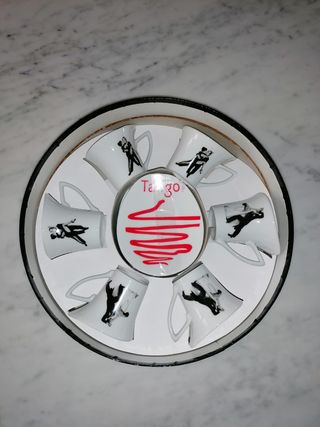 6 tazzine da caffè con immagine tango 