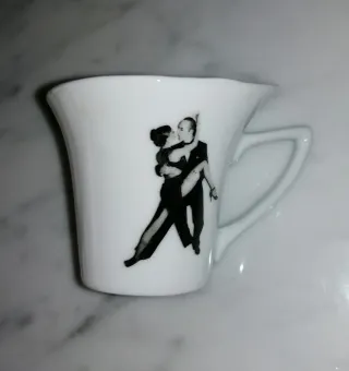 6 tazzine da caffè con immagine tango 