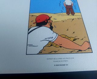 3 Litografias Tintin El Cangrejo Pinzas de Oro