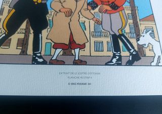 3 Litografias Tintin El Cetro de Ottokar