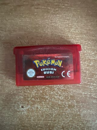 Pokémon Rubí Zafiro GBA