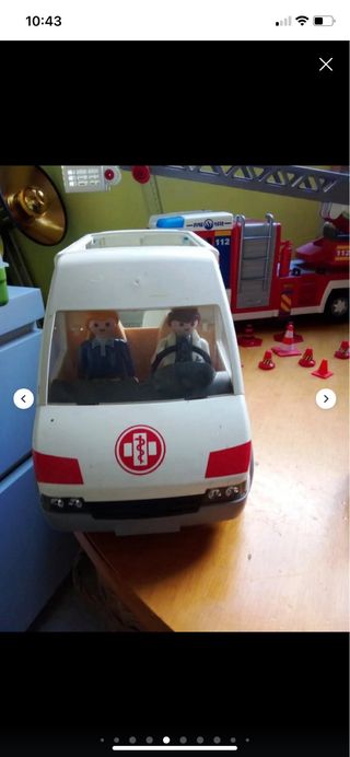 Lote Playmobil: Vehículos y Figuras vintage