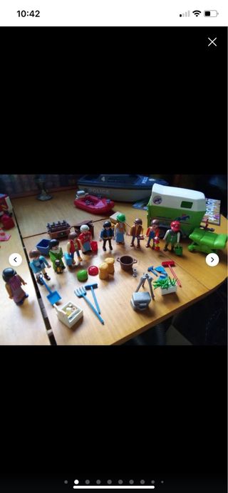 Lote Playmobil: Vehículos y Figuras vintage