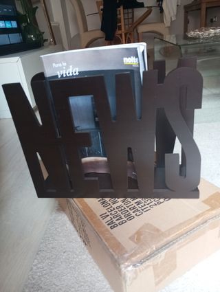 Revistero organizador madera Nuevo sin estrenar