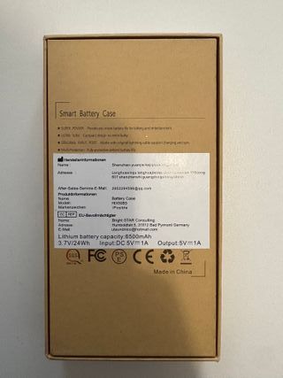 Funda powerbank para Iphone X y XS