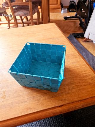 Caja organizadora turquesa