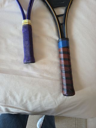 Dos raquetas de tenis marca boomerang