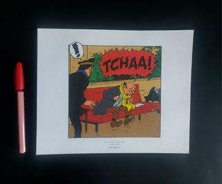 3 Litografias Tintin Vuelo 714 para Sydney