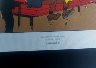 3 Litografias Tintin Vuelo 714 para Sydney