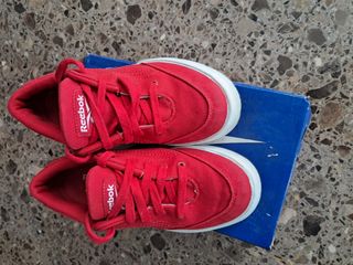 Zapatillas Reebok rojas lona junior