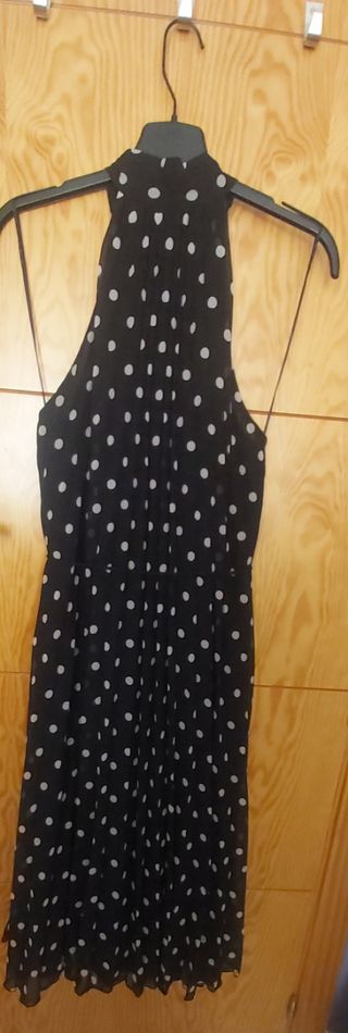 Vestido lunares Mango - S