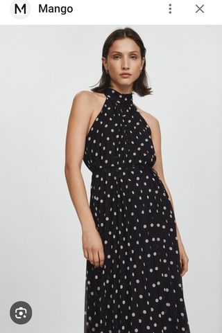 Vestido lunares Mango - S