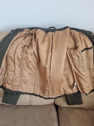 Cazadora Liz Claiborne verde oliva