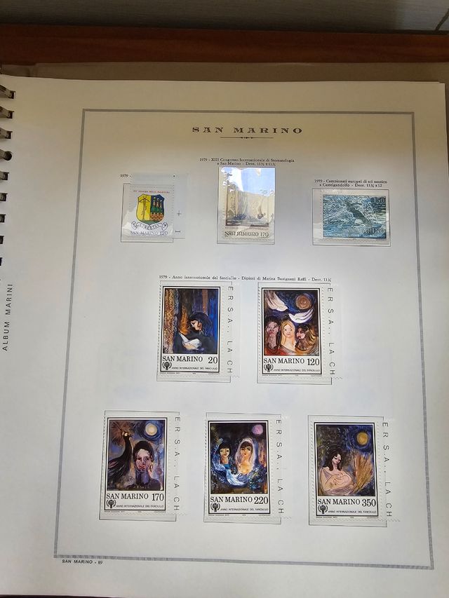Album Marini San Marino 1977-1987 MNH