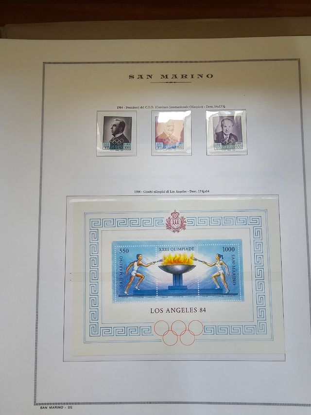 Album Marini San Marino 1977-1987 MNH