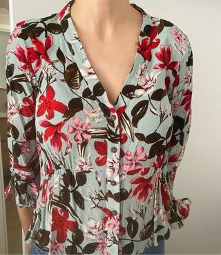 Camisa fluida zara