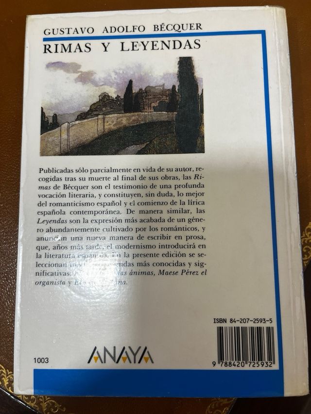 Rimas y Leyendas (Biblioteca Didactica Anaya) (...